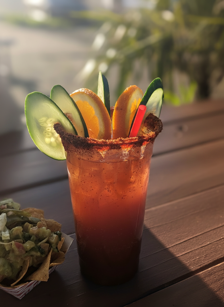 Tropical cocktail drink